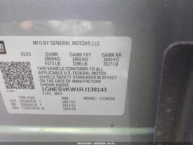 Chevrolet Traverse Limited Fwd Lt Cloth