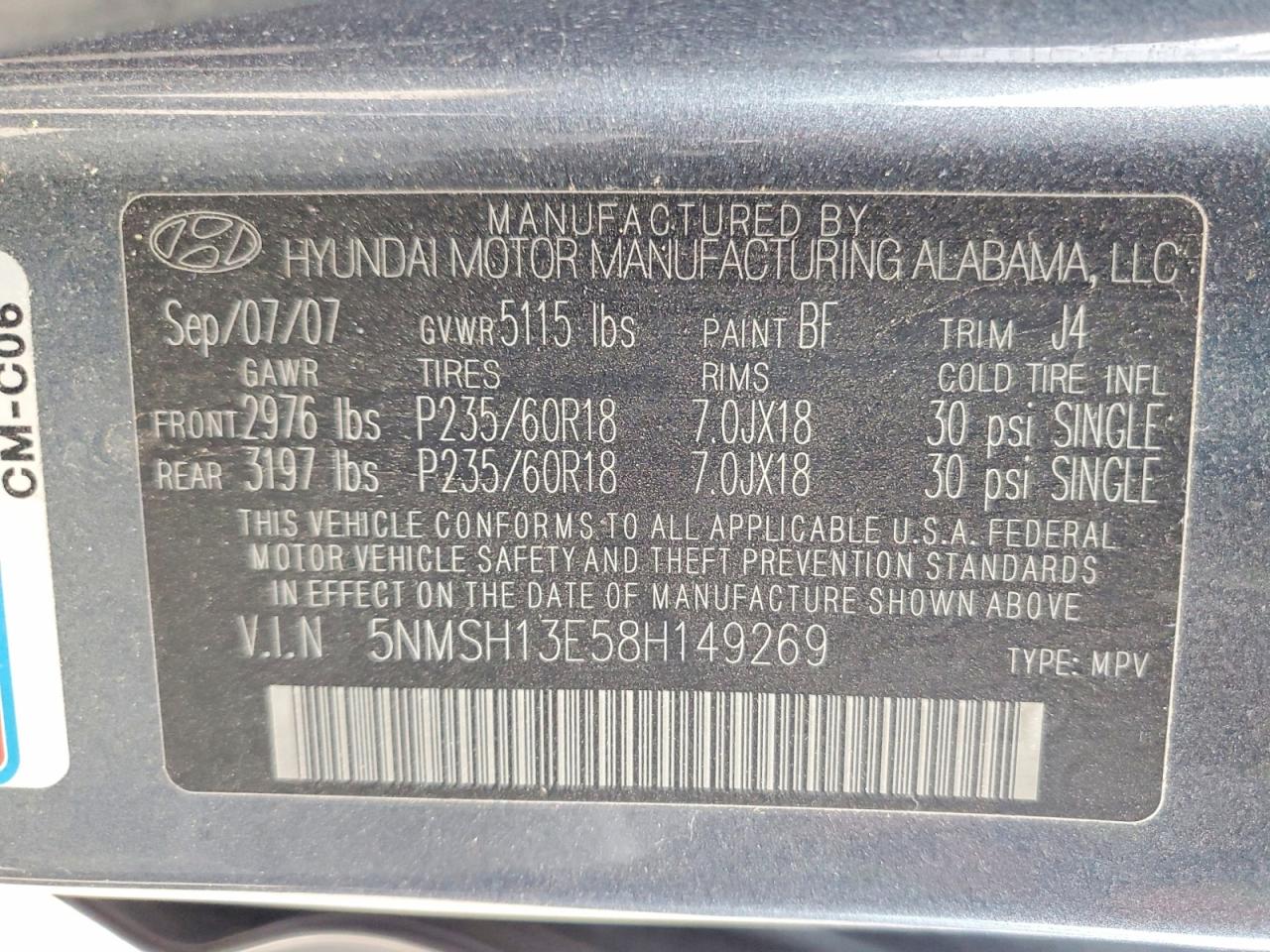 Hyundai SANTA FE Se