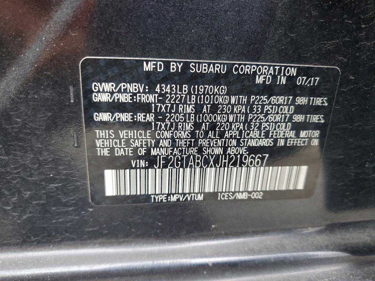 Subaru Crosstrek Premium