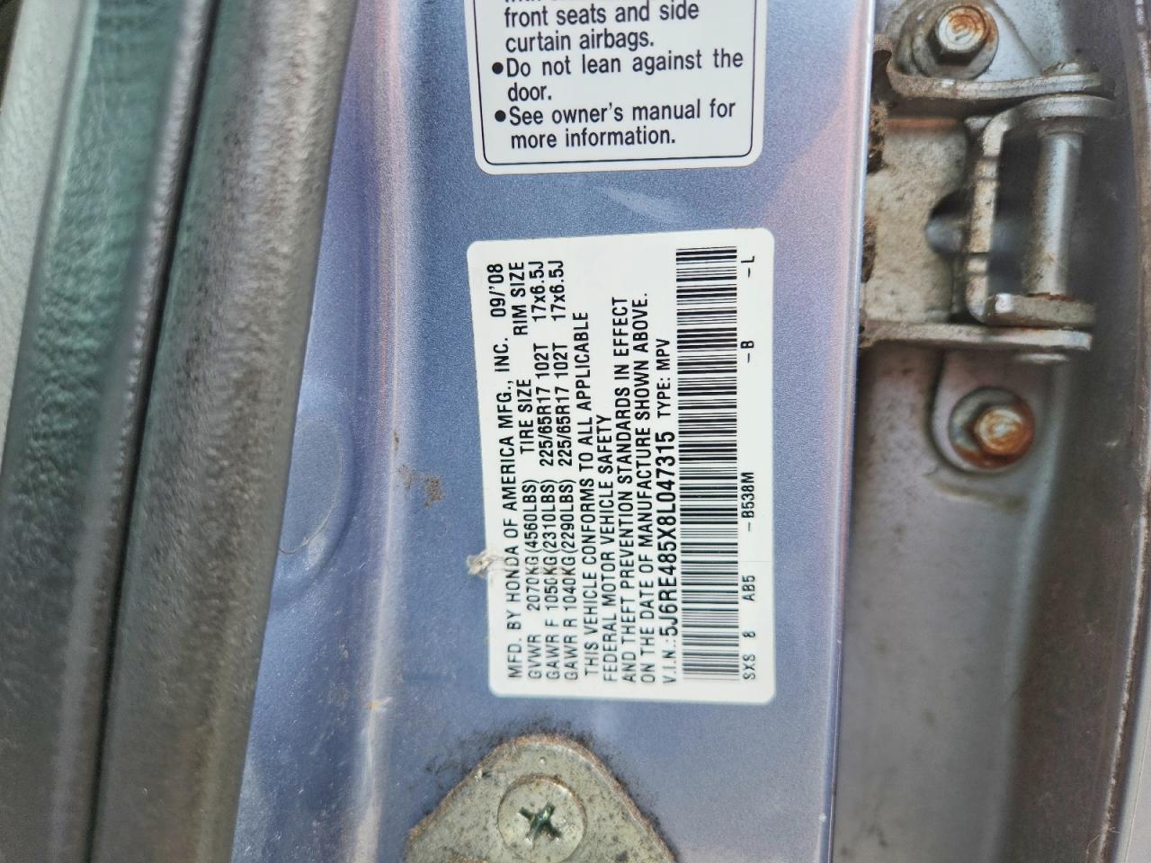 Honda Crv Ex