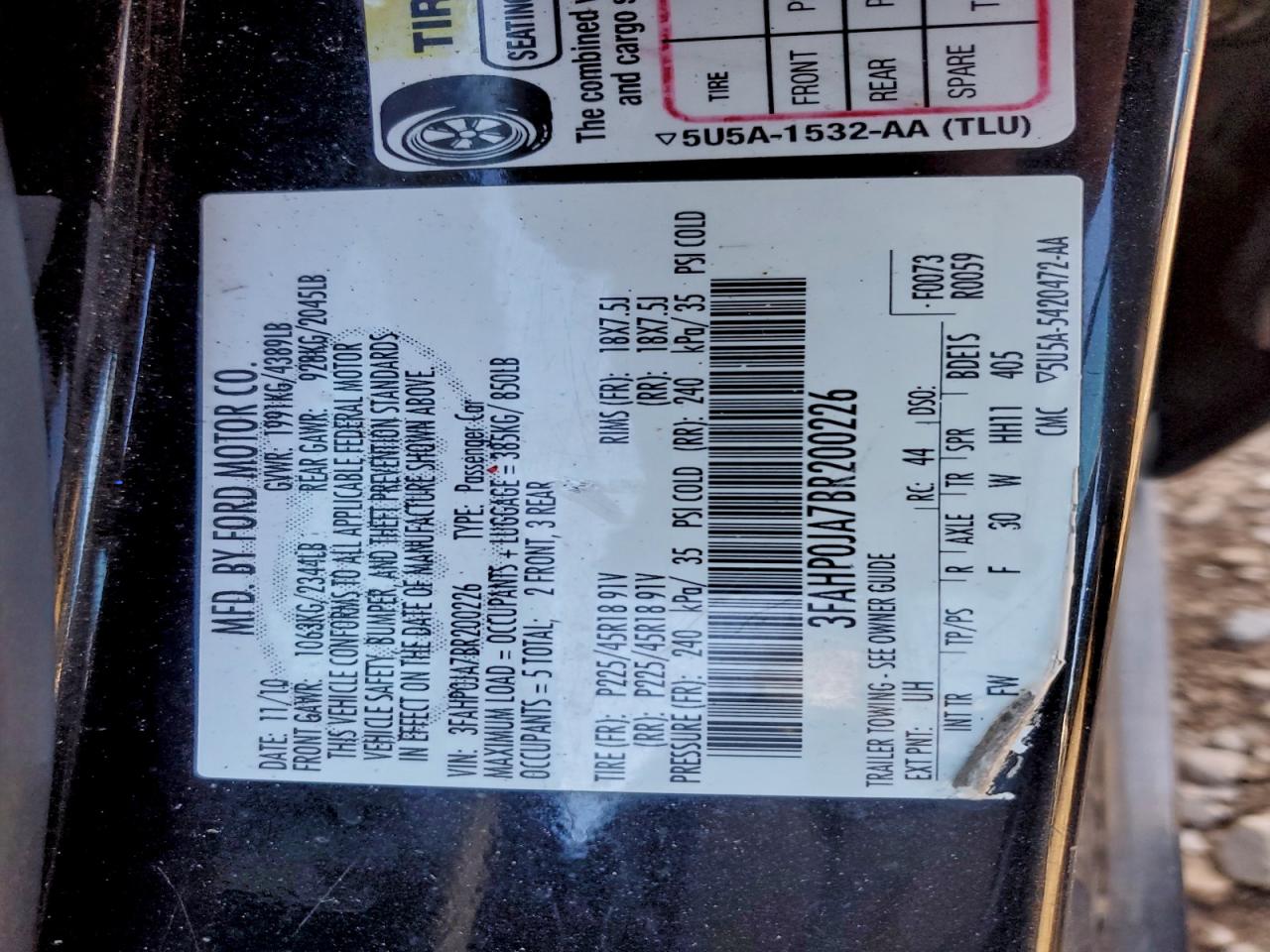 Ford Fusion Sel