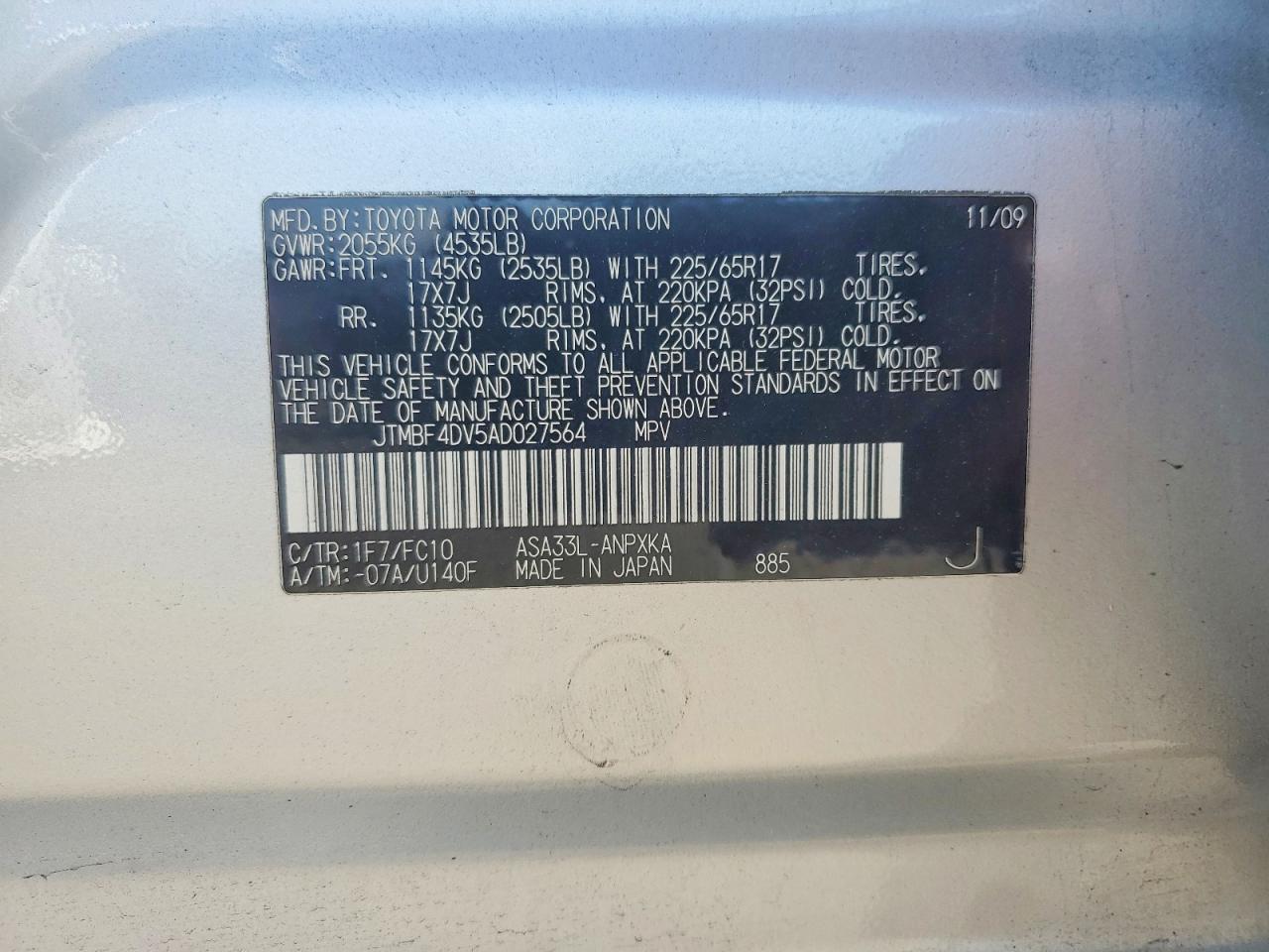 Toyota RAV4 Base