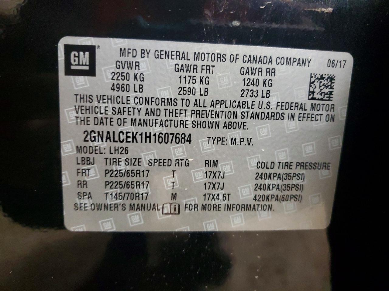 Chevrolet Equinox Lt