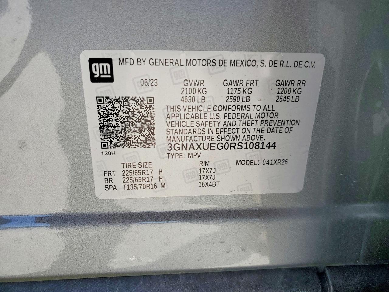 Chevrolet Equinox Lt