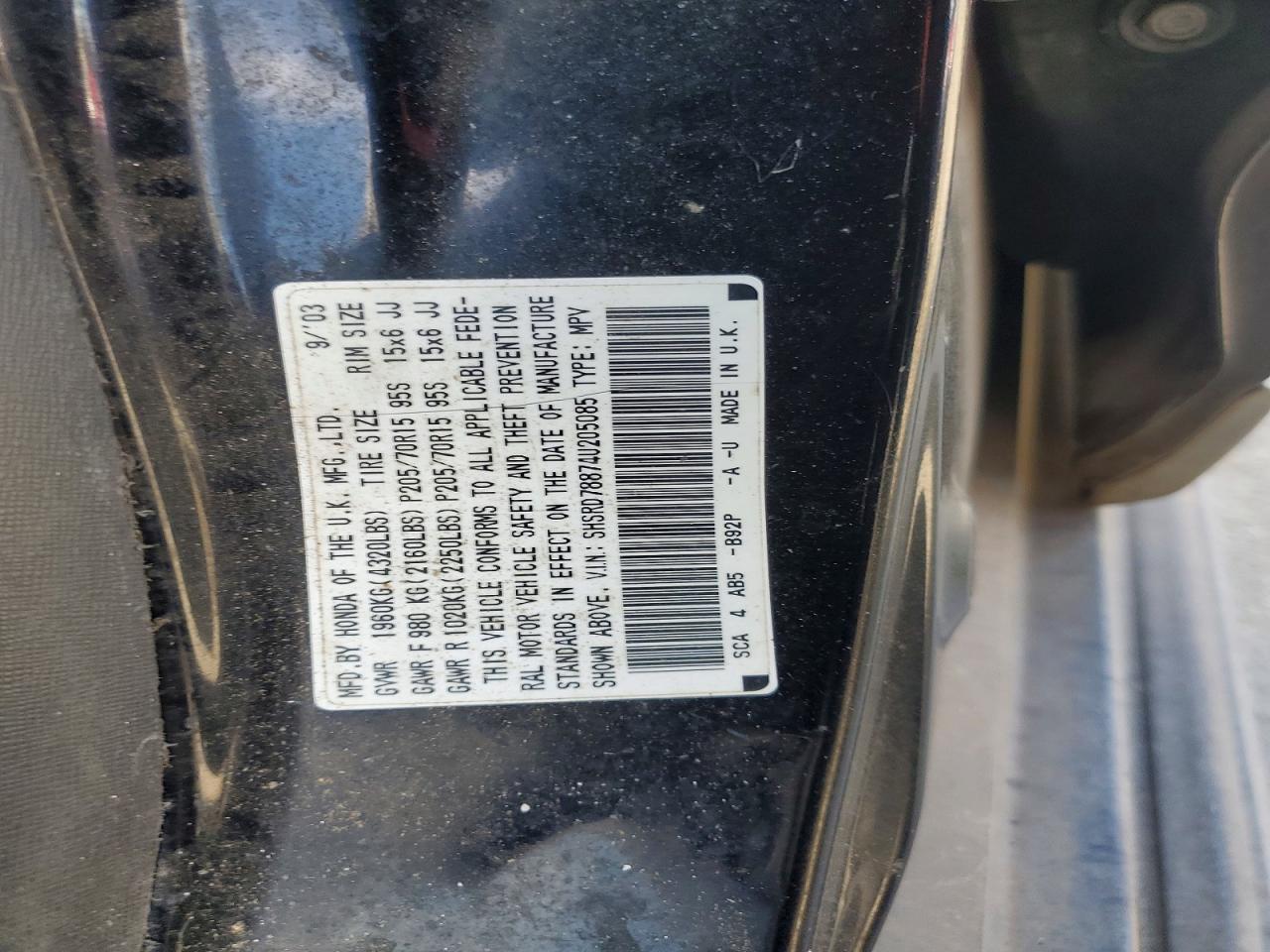 Honda Crv Ex