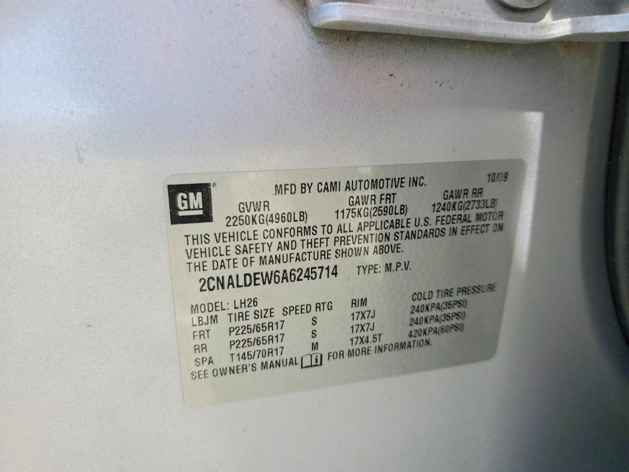 Chevrolet Equinox Lt