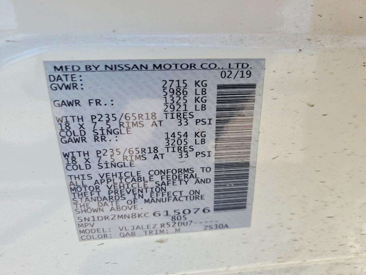 Nissan Pathfinder Sv