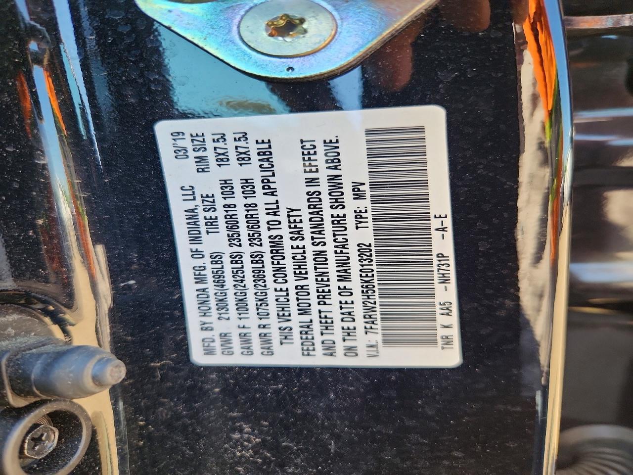 Honda Crv Ex