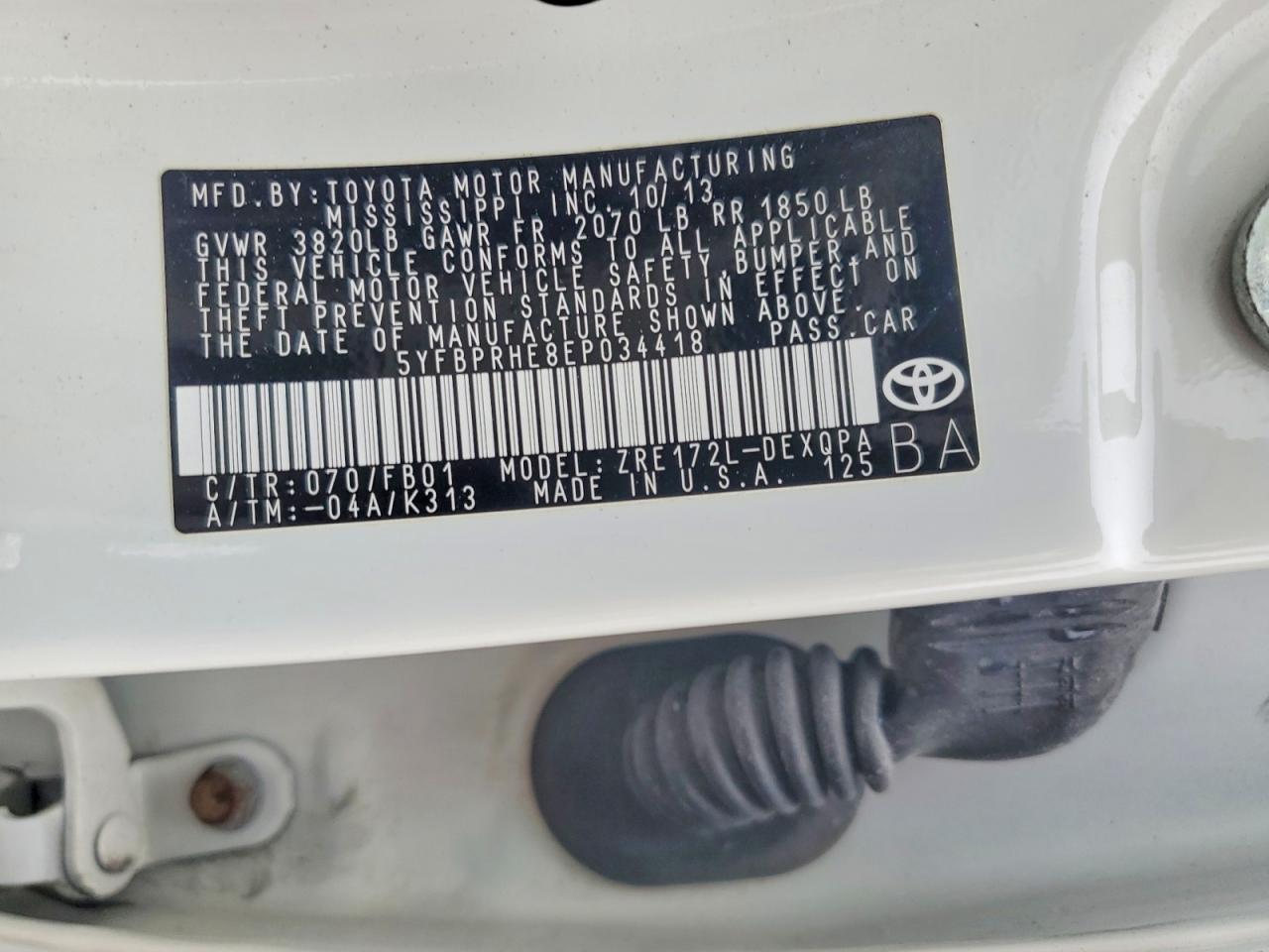 Toyota Corolla Le Eco