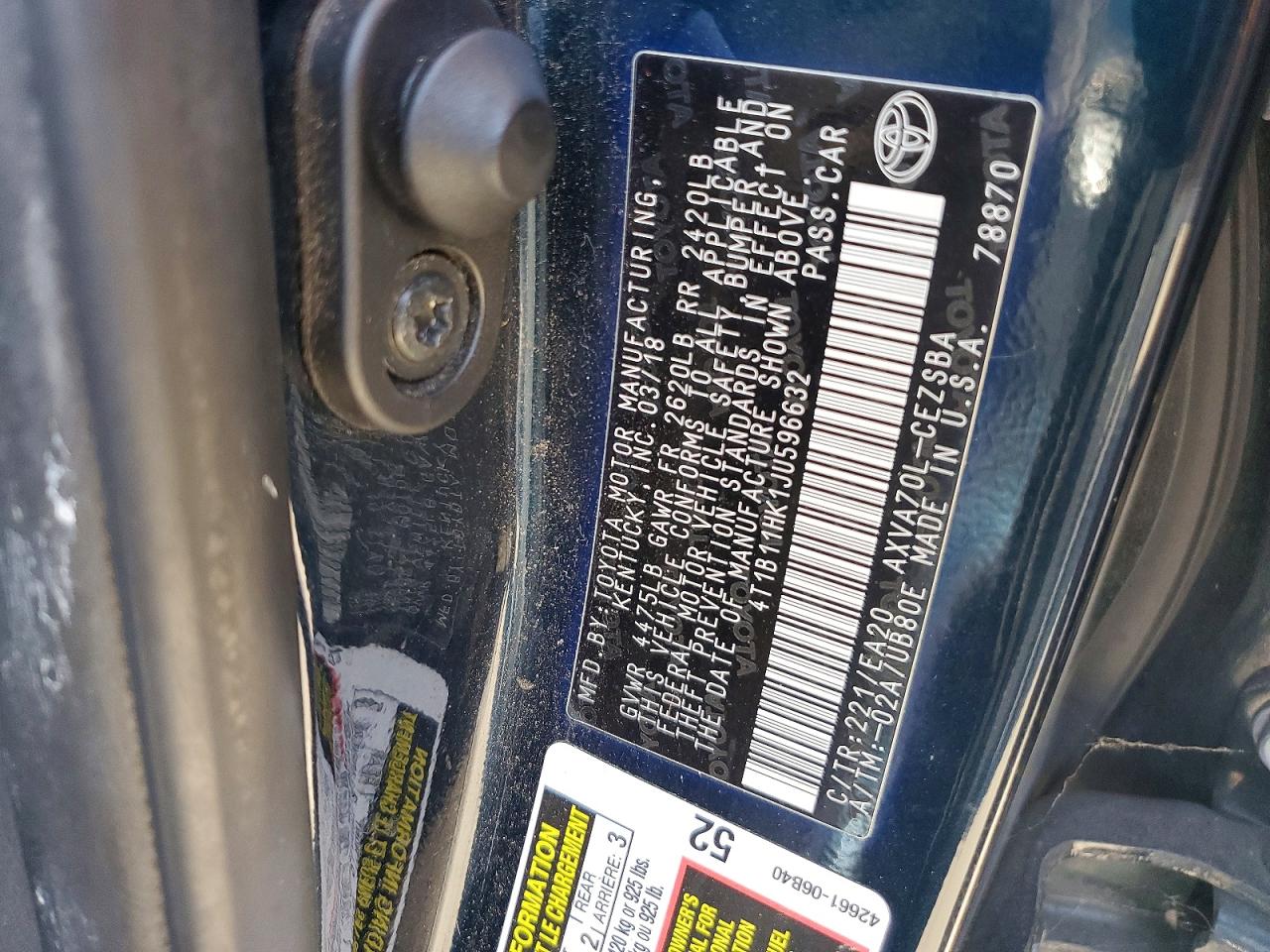 Toyota Camry Se
