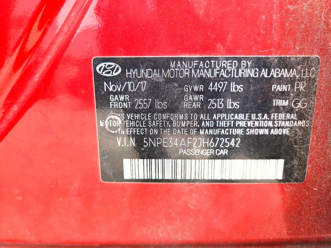 Hyundai SONATA Sel
