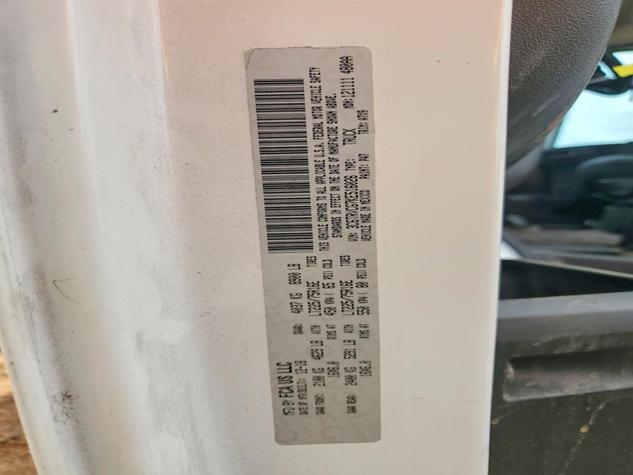 Ram Promaster 2500 High