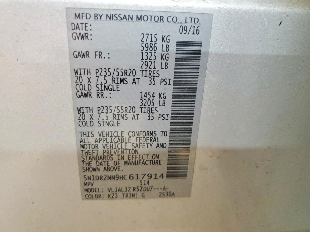 Nissan Pathfinder Platinum