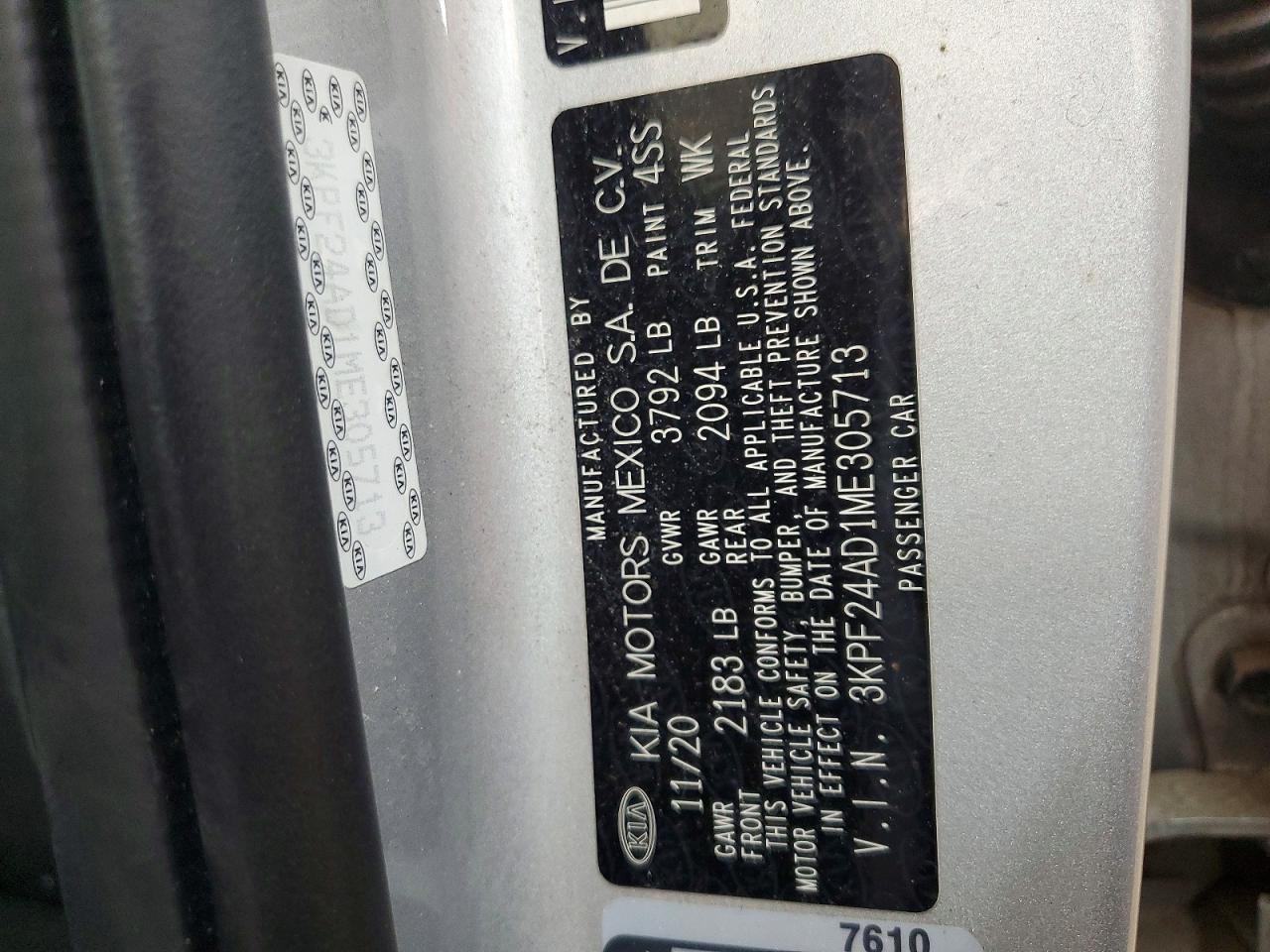 Kia Forte Lxs