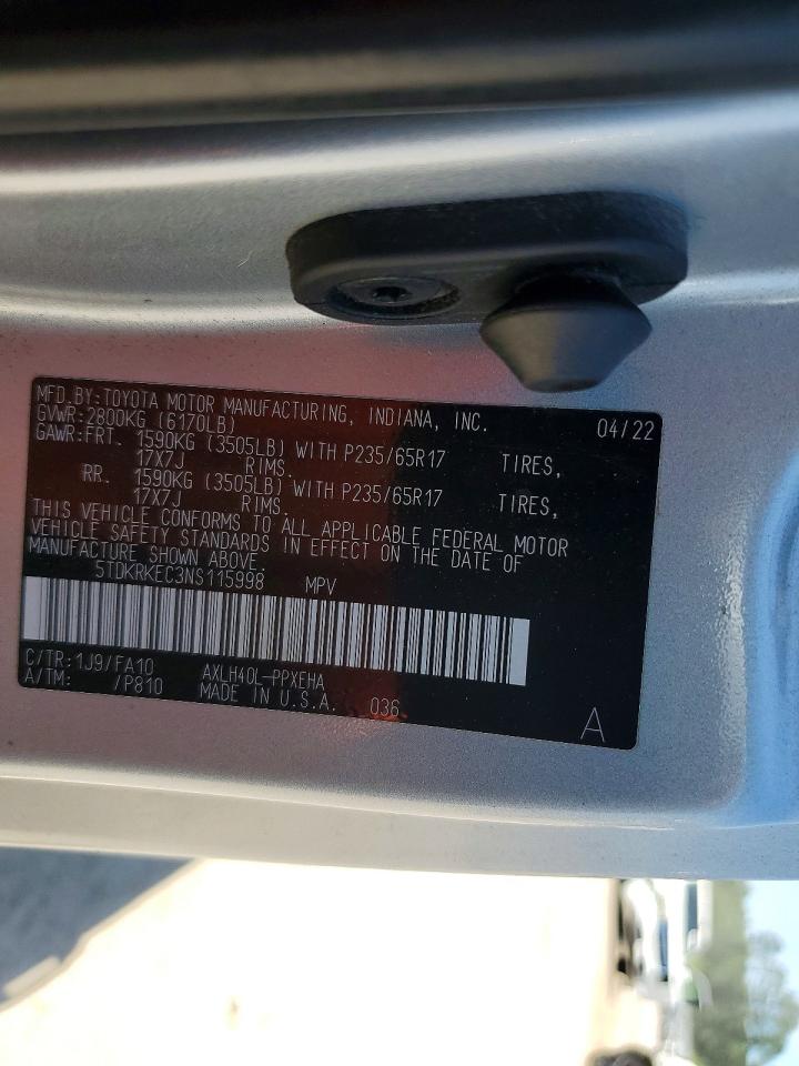 Toyota Sienna Le