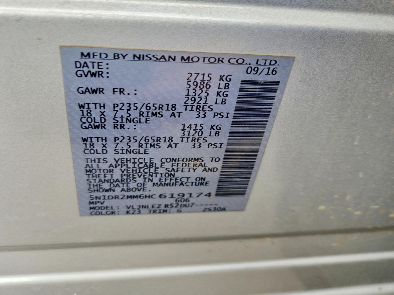 Nissan Pathfinder Sv