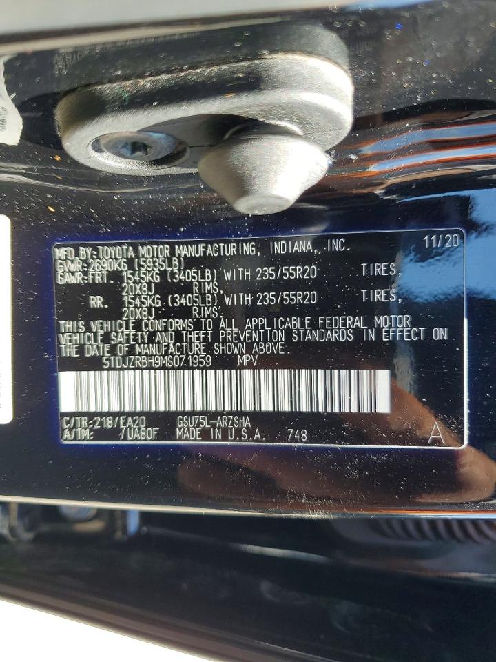 Toyota Highlander Xse
