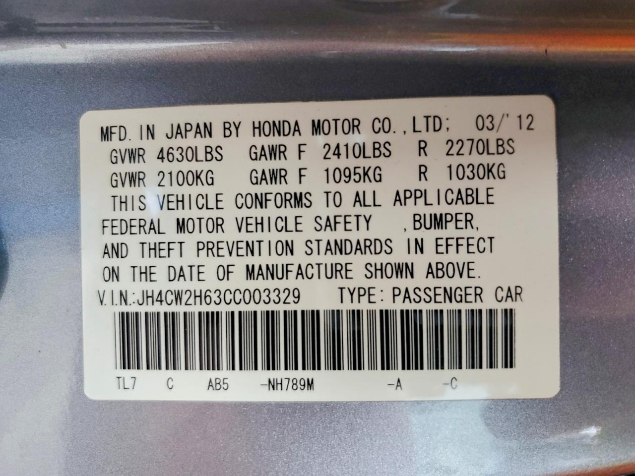 Acura TSX Tech