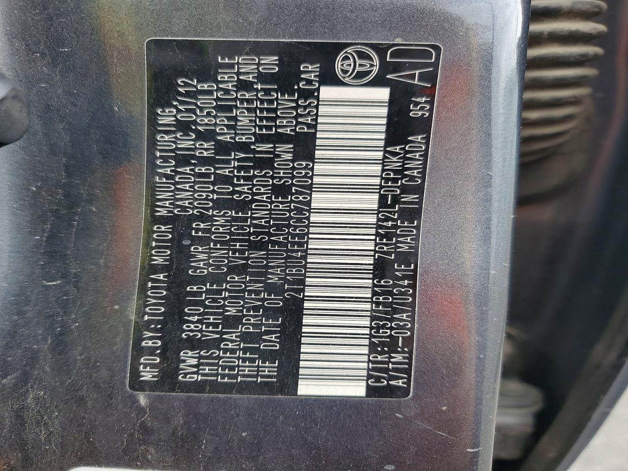 Toyota Corolla Le