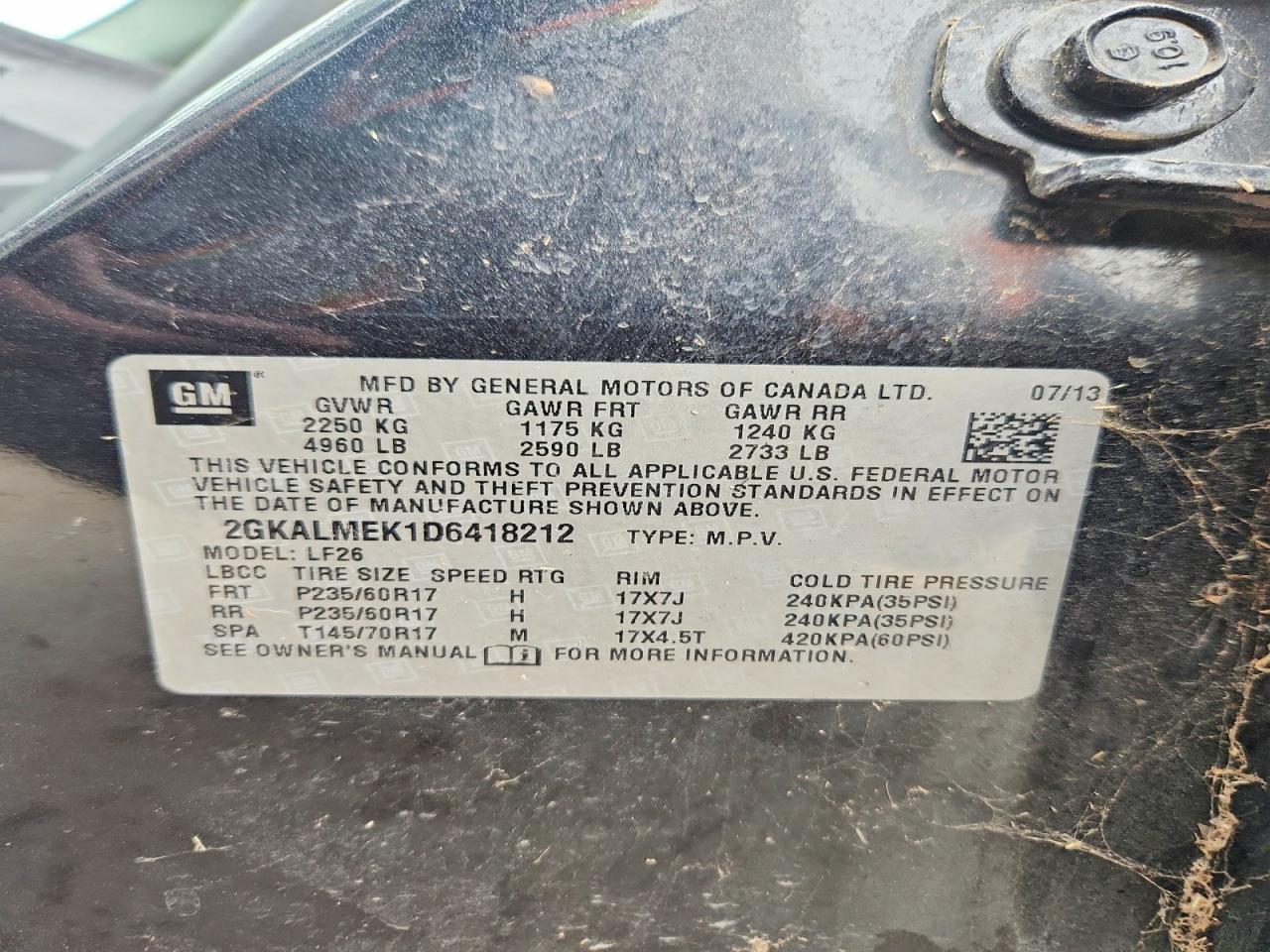 GMC Terrain Sle