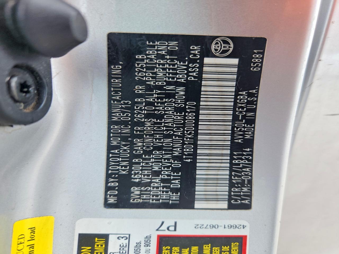 Toyota Camry Xle