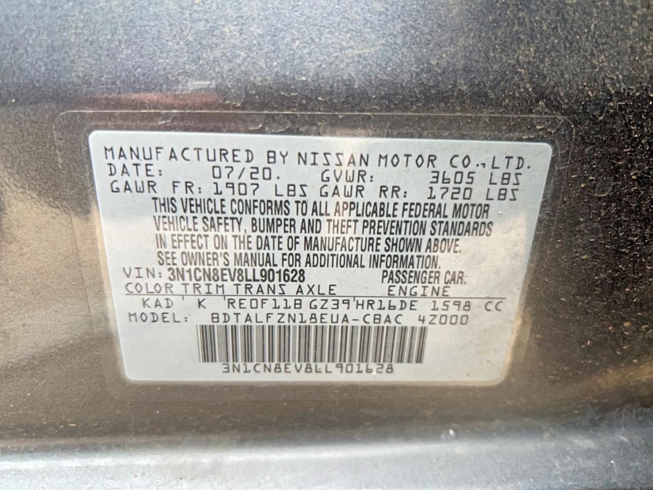 Nissan Versa Sv