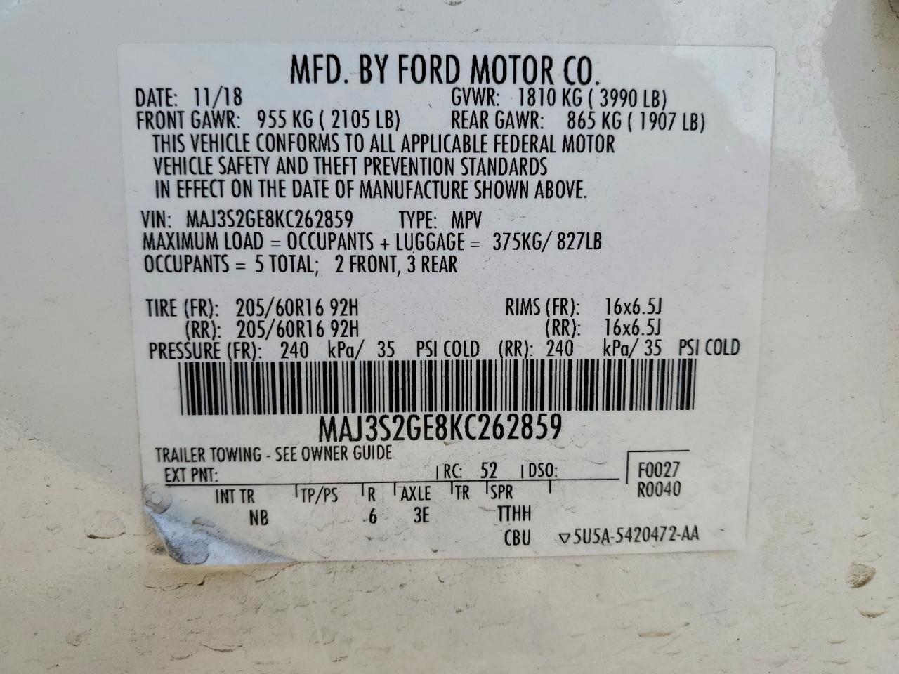 Ford EcoSport Se