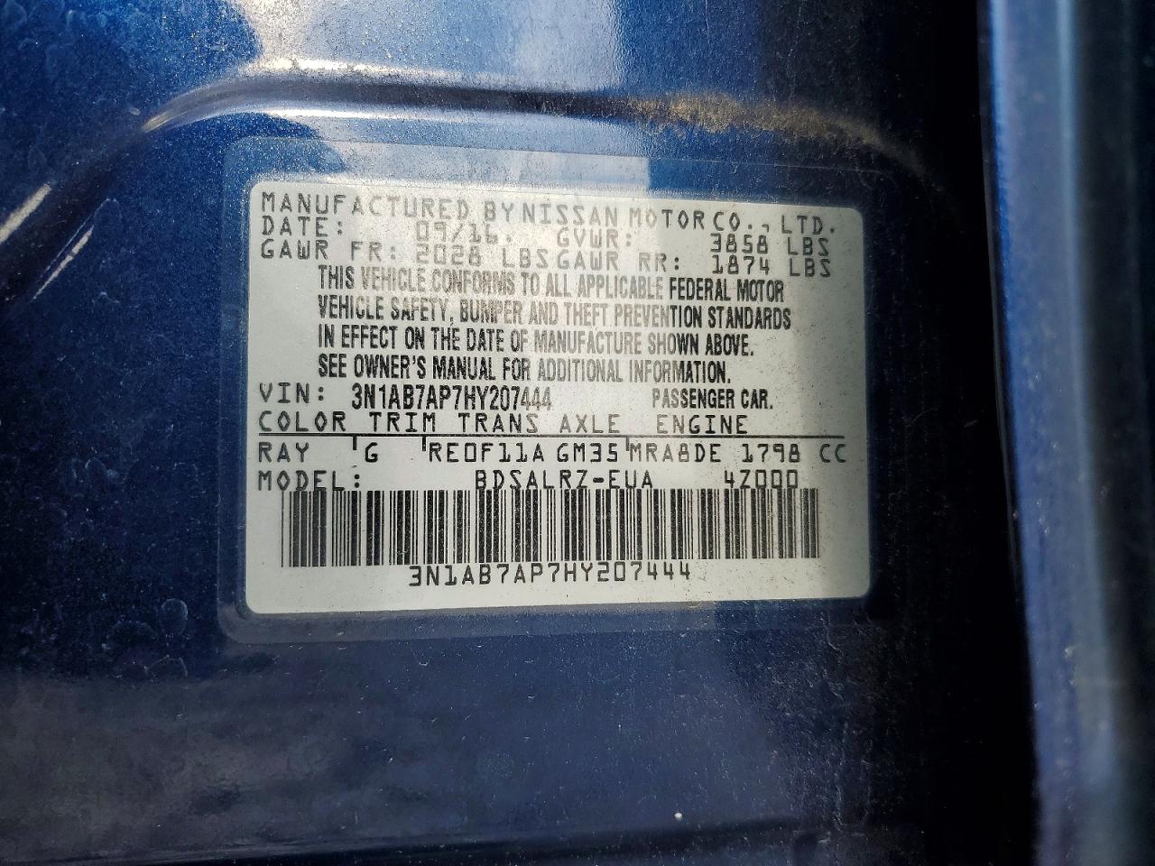 Nissan Sentra Sr