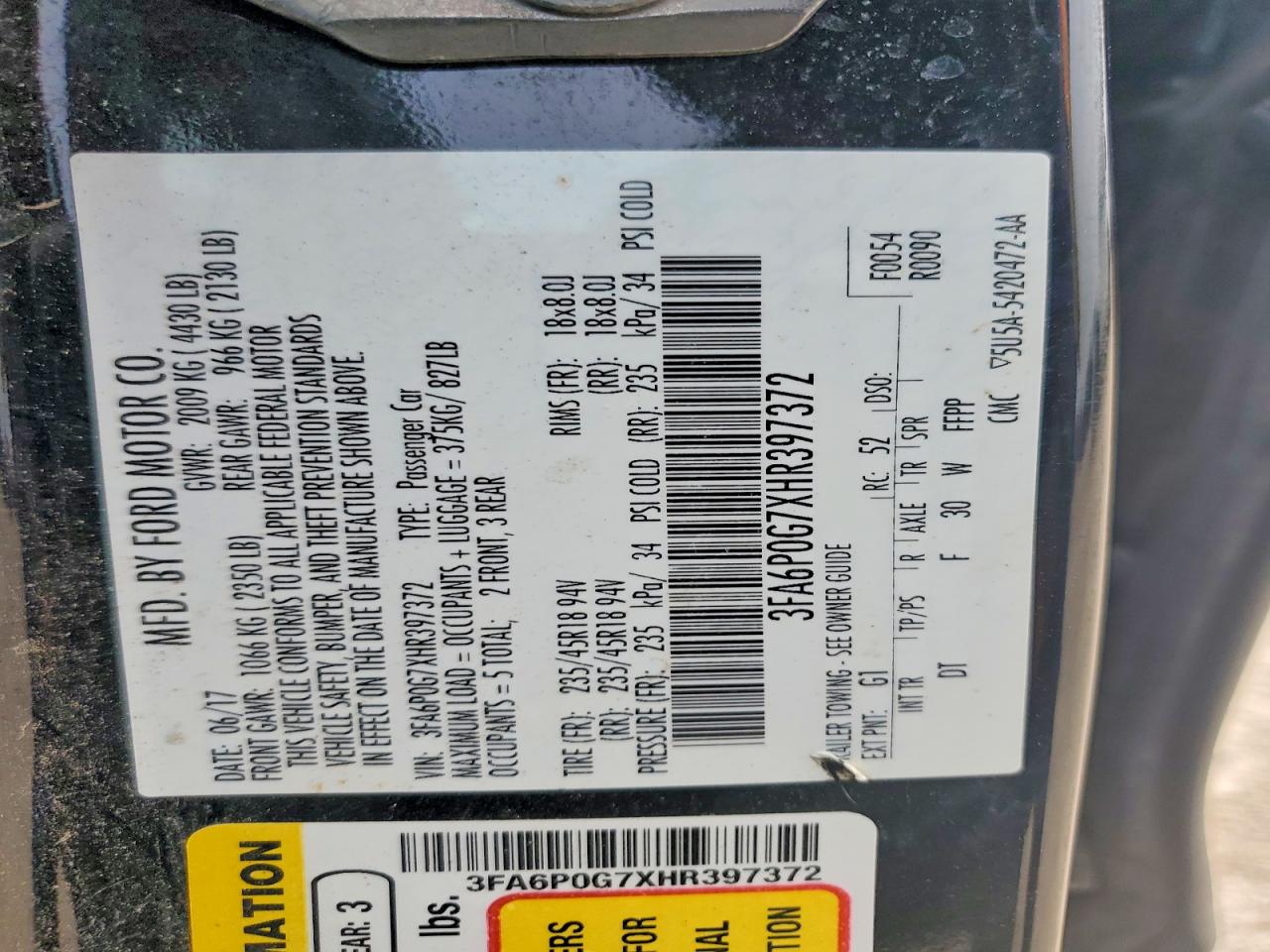 Ford Fusion S