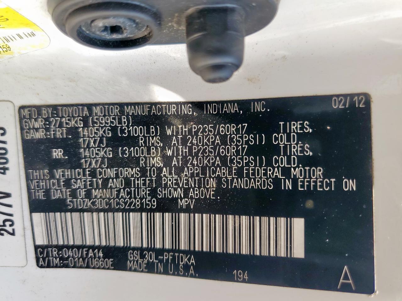 Toyota Sienna