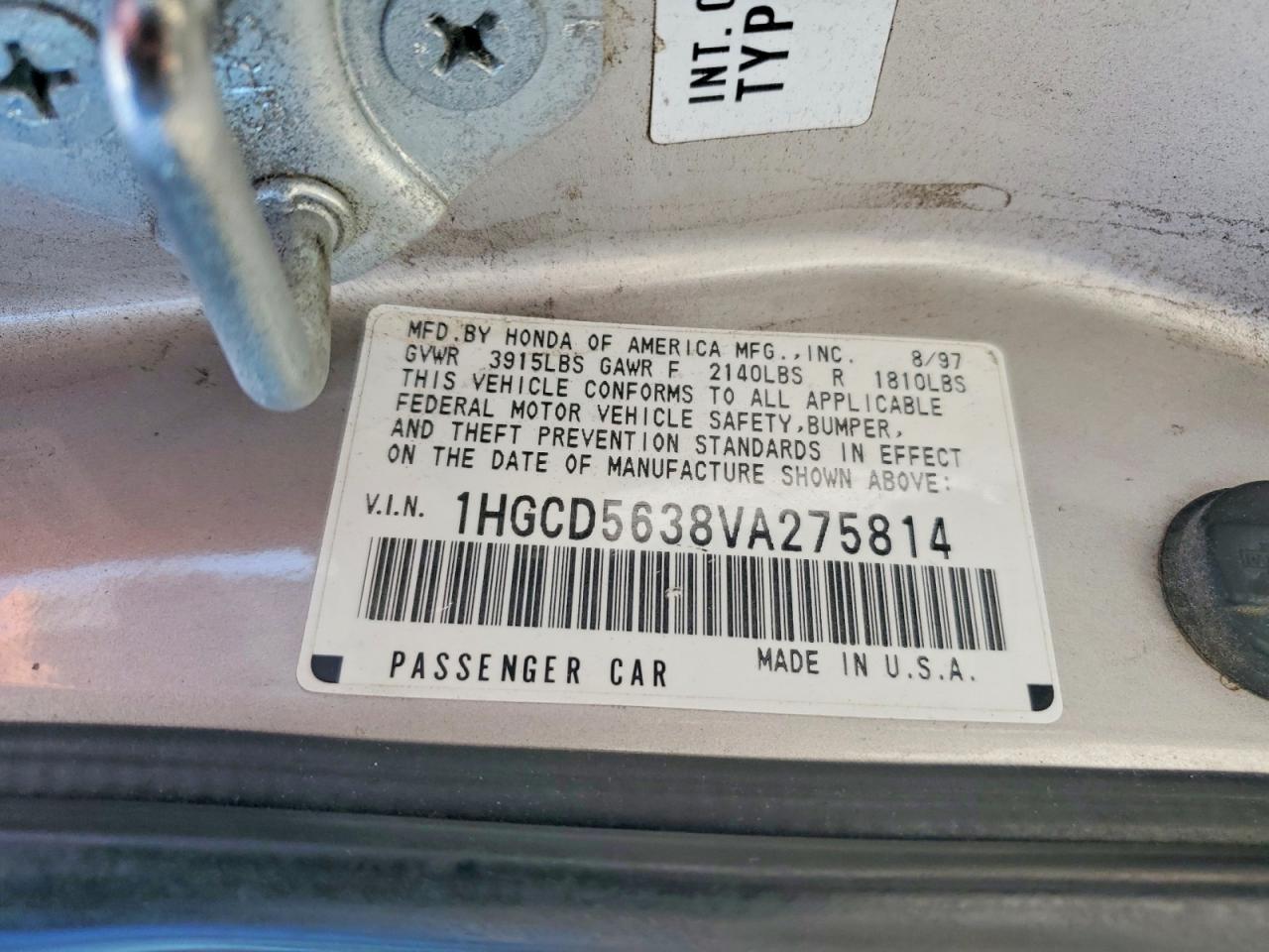 Honda Accord Lx