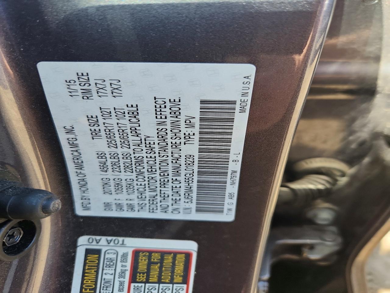 Honda Crv Ex
