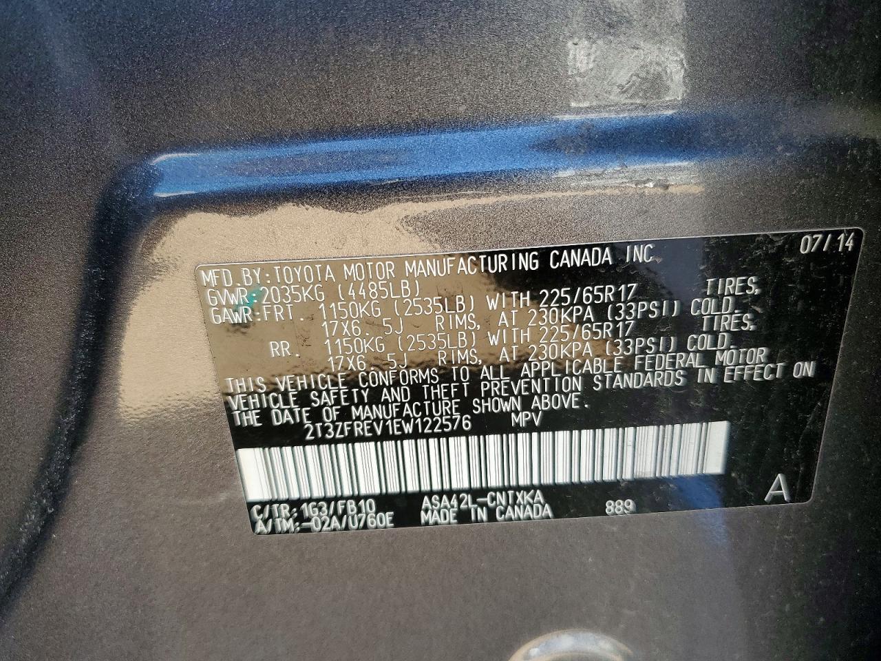 Toyota RAV4 Le