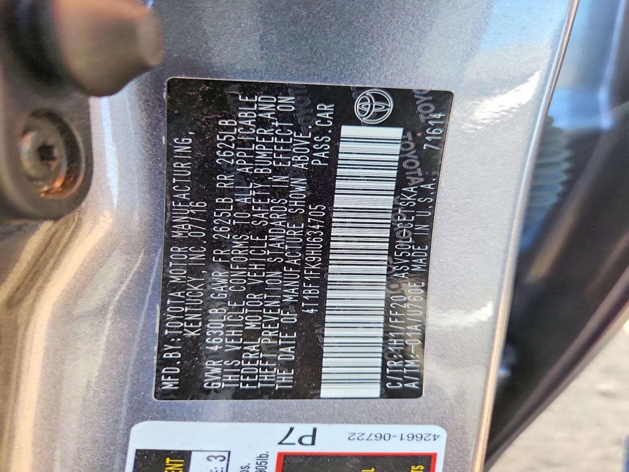 Toyota Camry Se