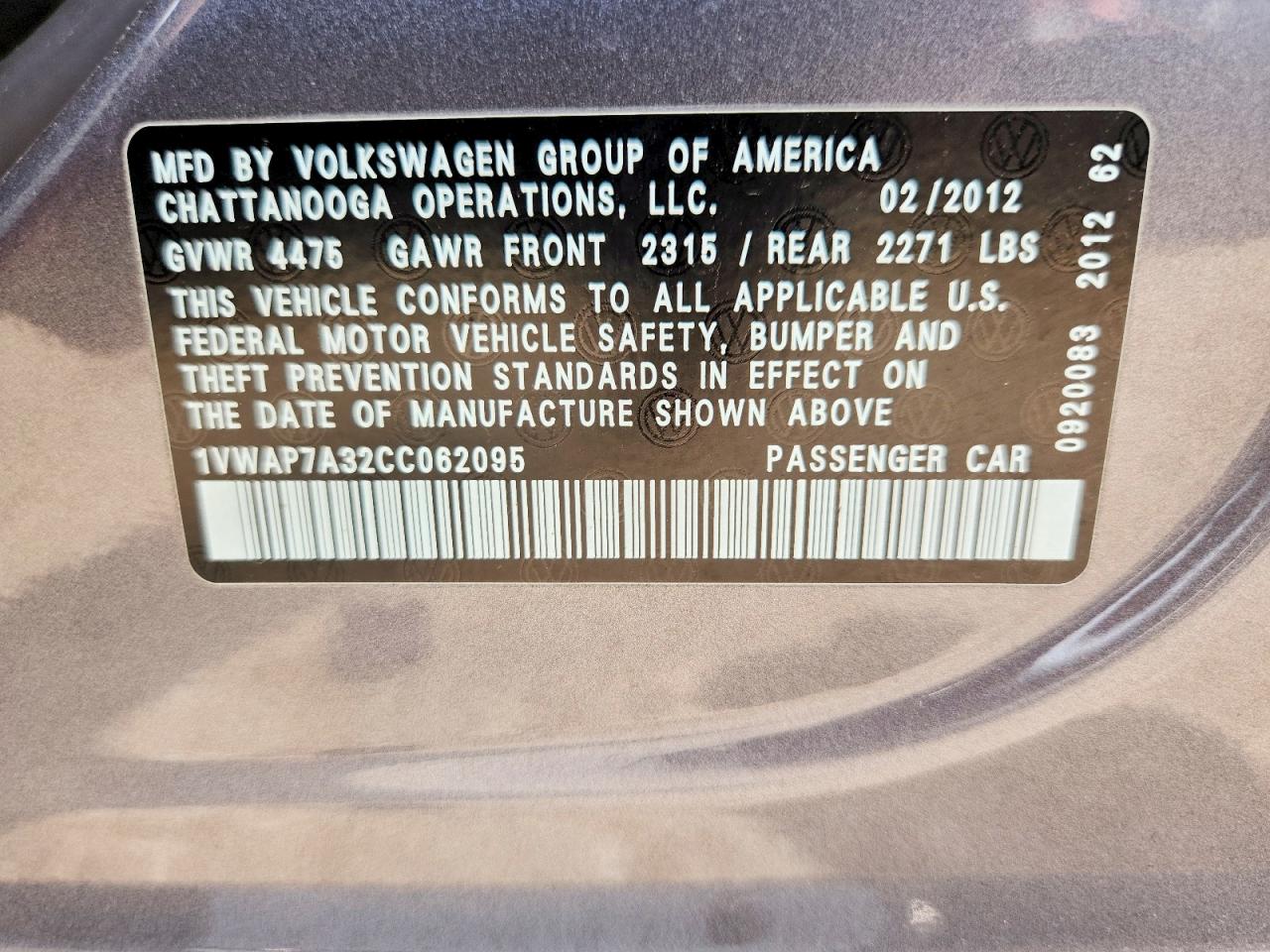 Volkswagen Passat S