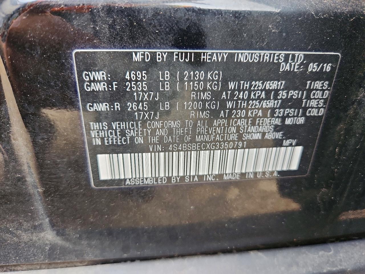 Subaru Outback 2.5i Premium