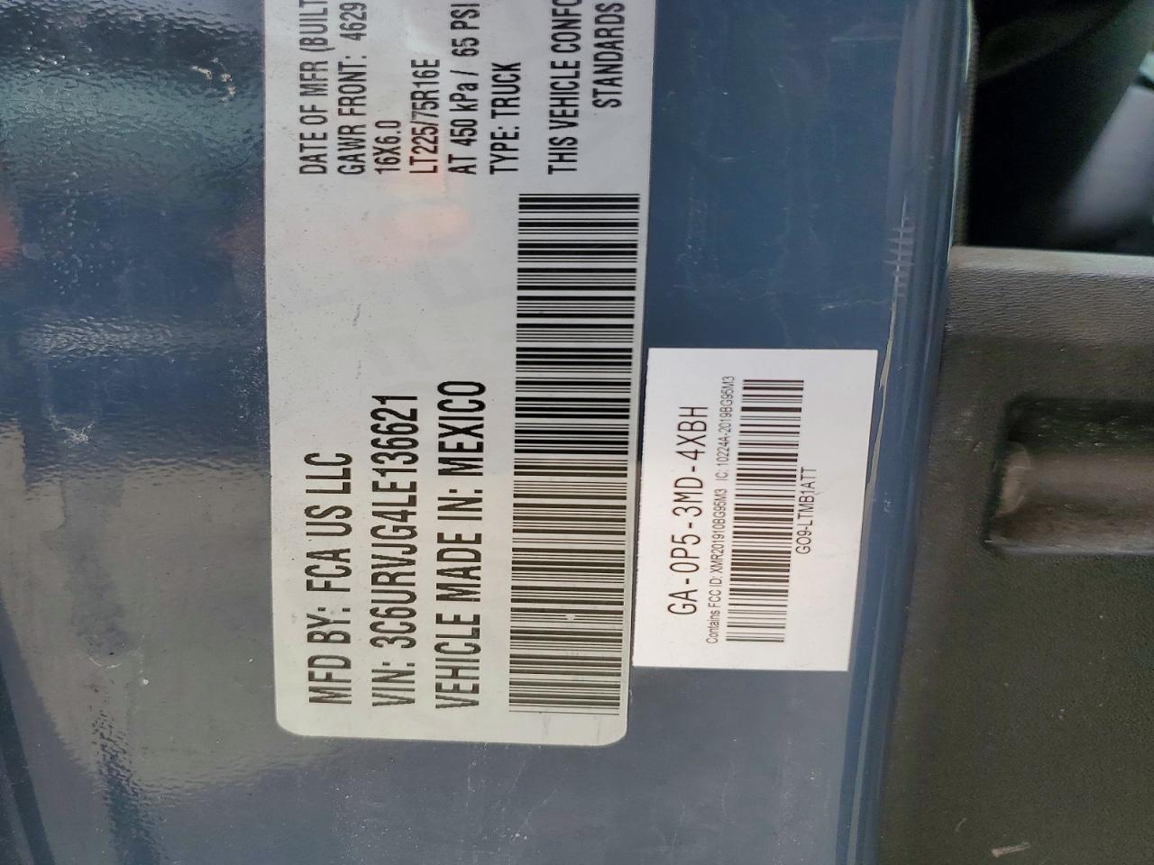 Ram Promaster 1500 High