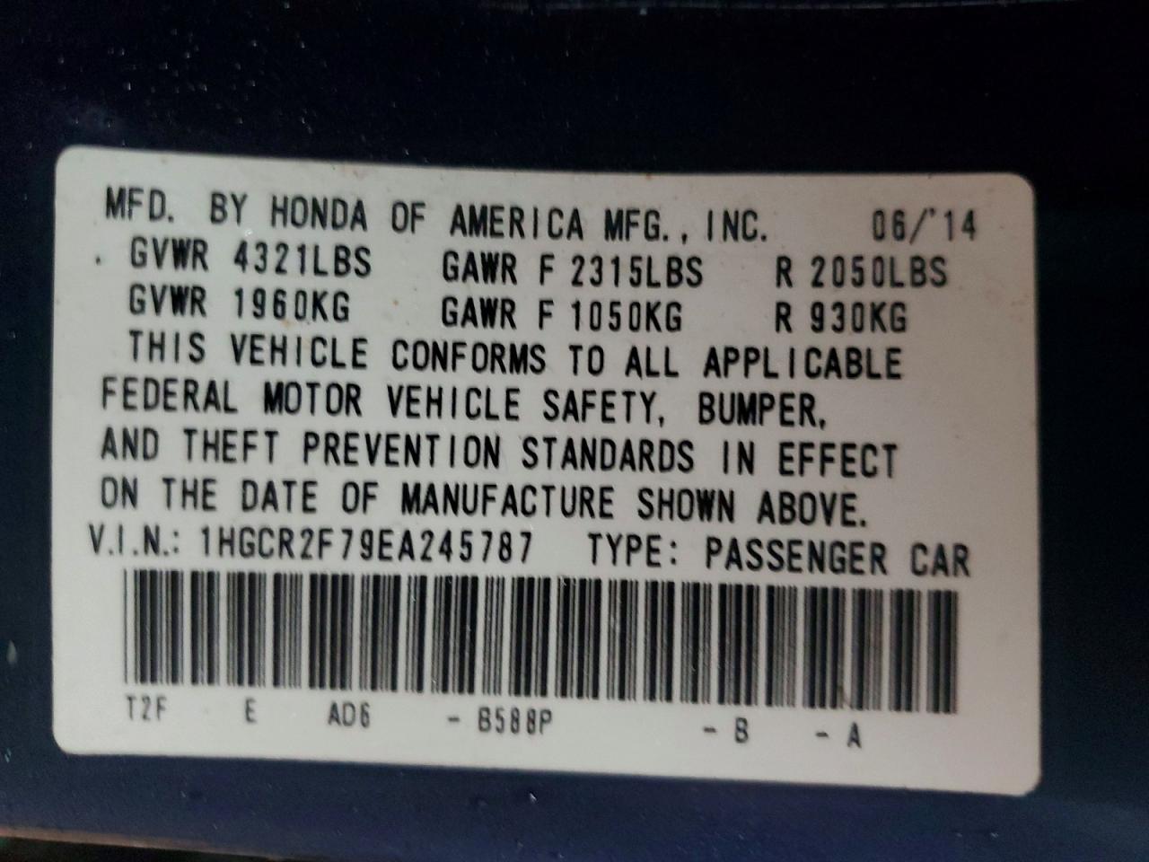 Honda Accord Ex