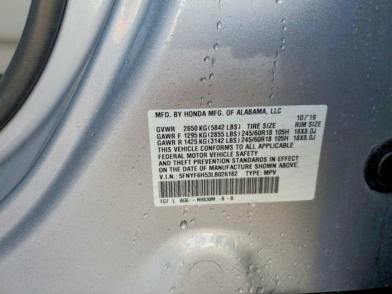 Honda Pilot Exl