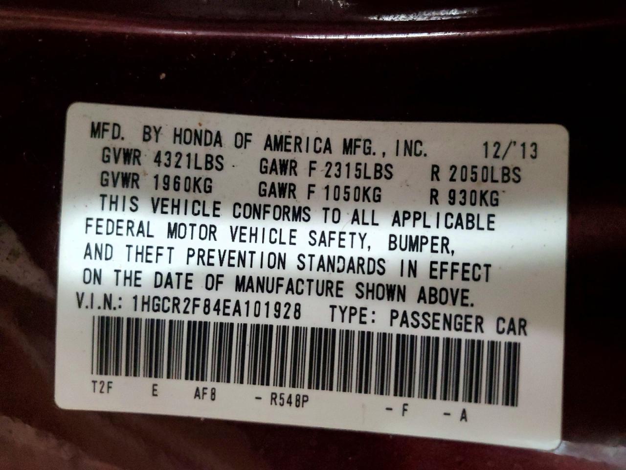 Honda Accord Exl