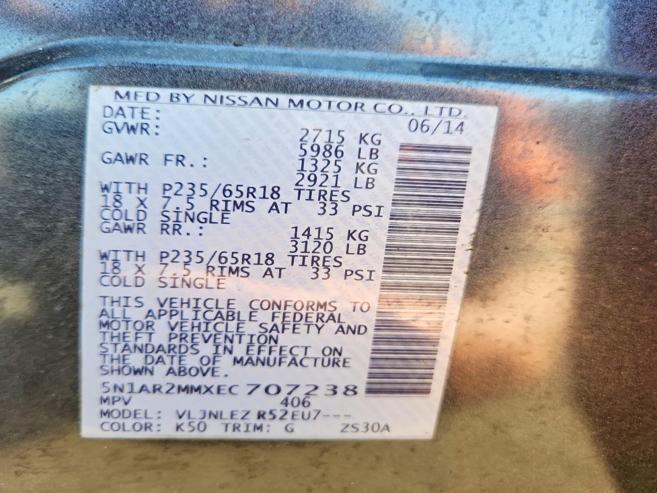 Nissan Pathfinder Sv