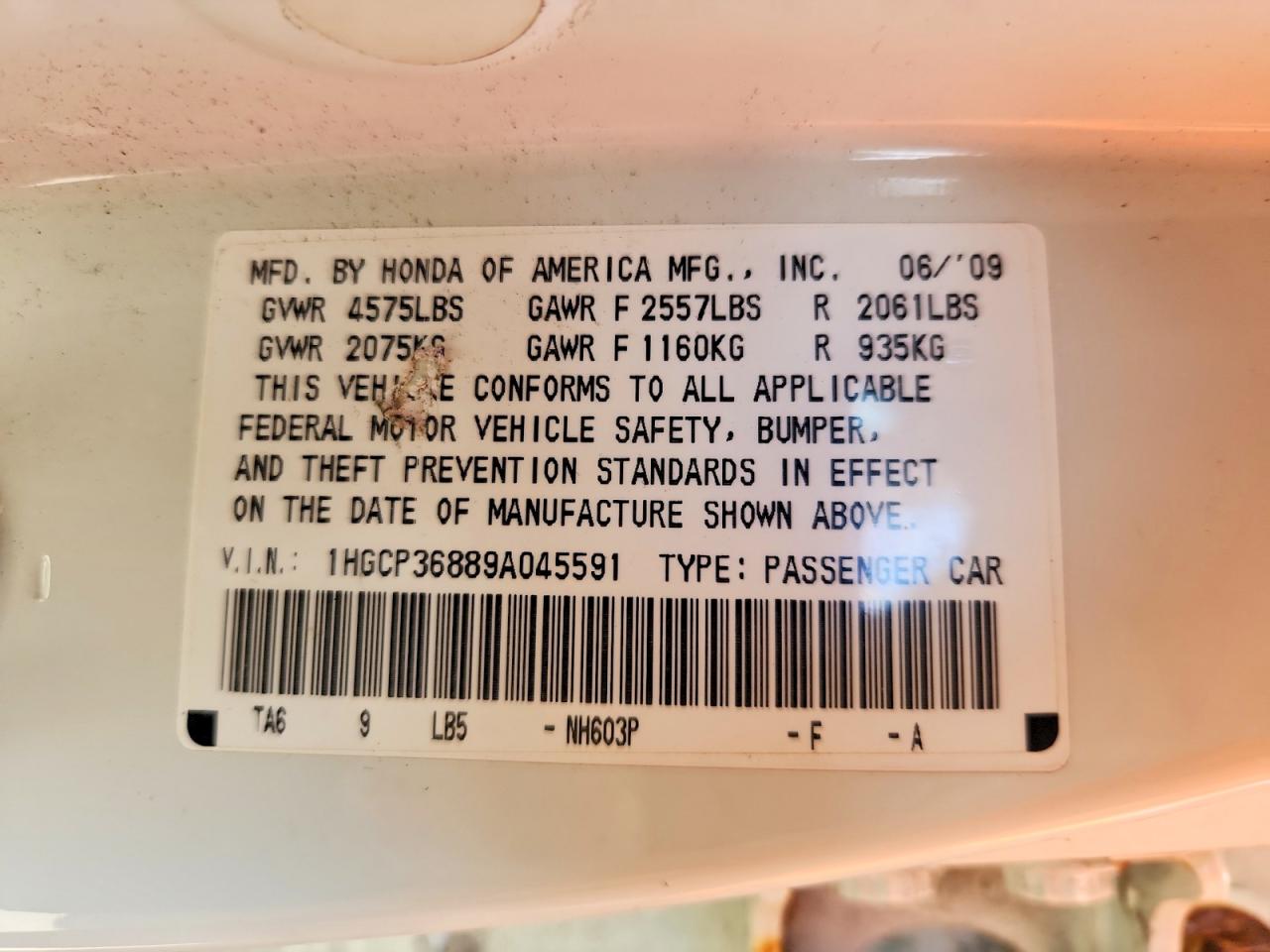Honda Accord Exl
