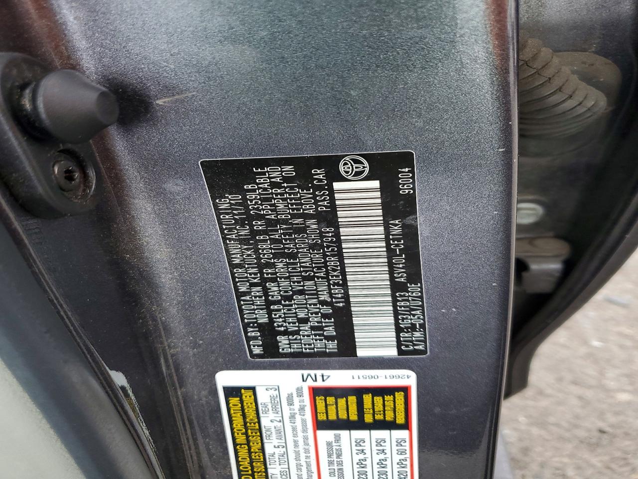 Toyota Camry Le