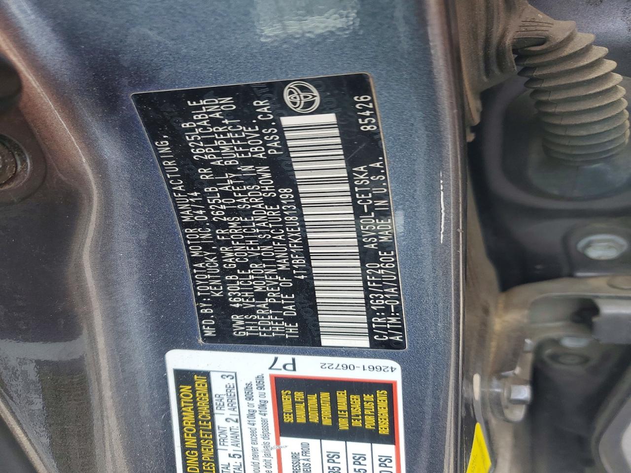 Toyota Camry Se