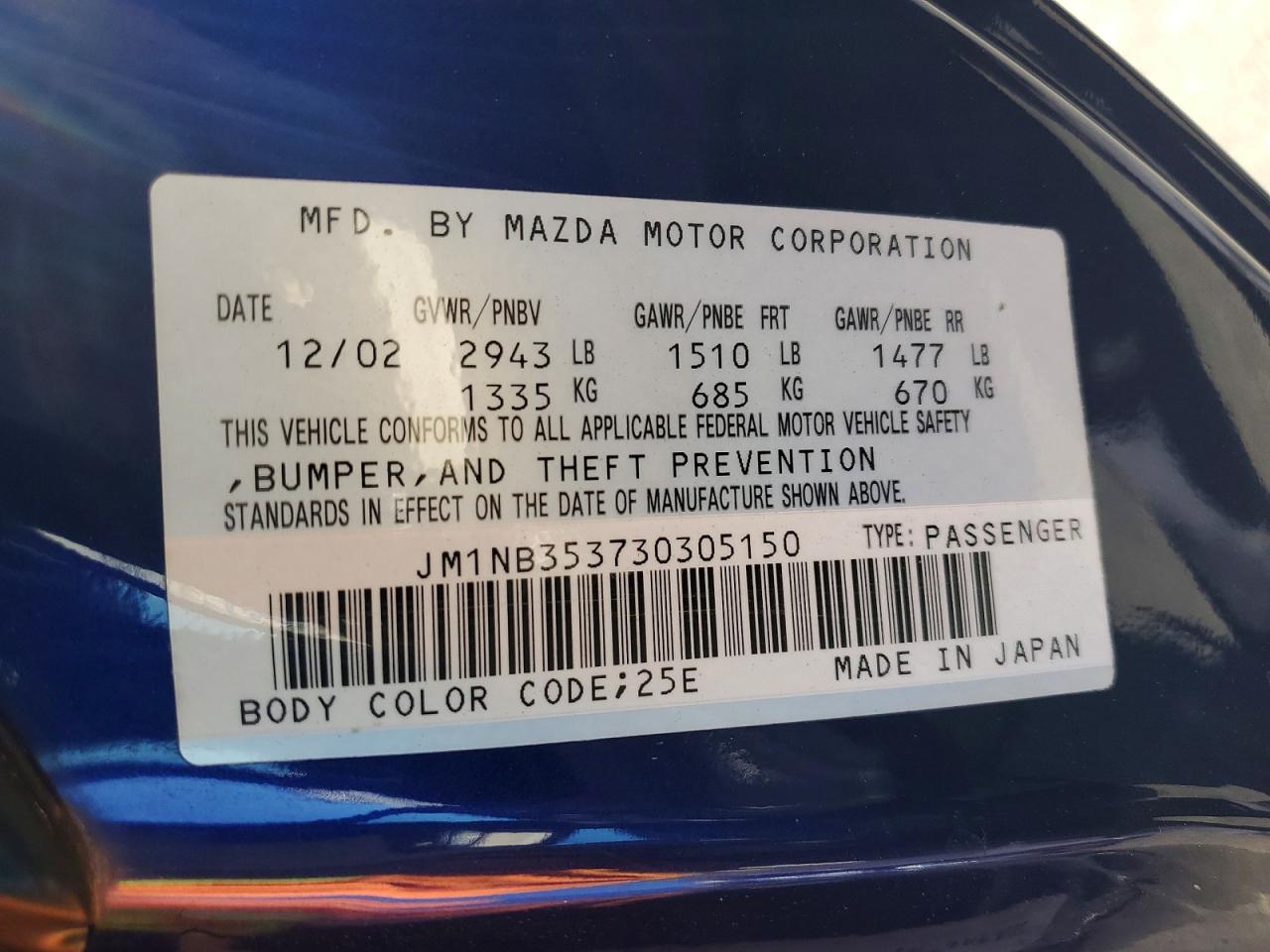 Mazda Mx5 Base
