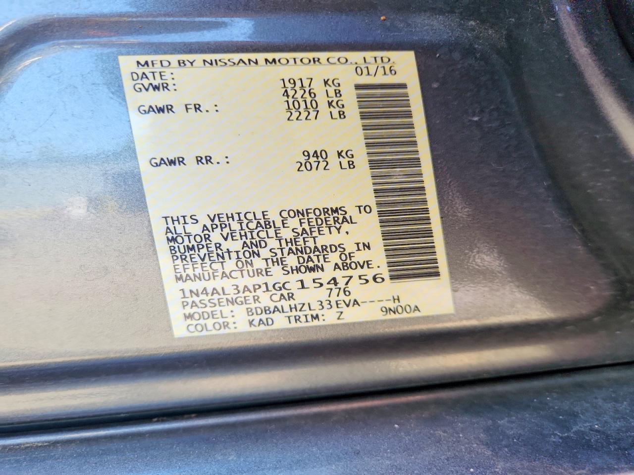 Nissan Altima 2.5 Sr