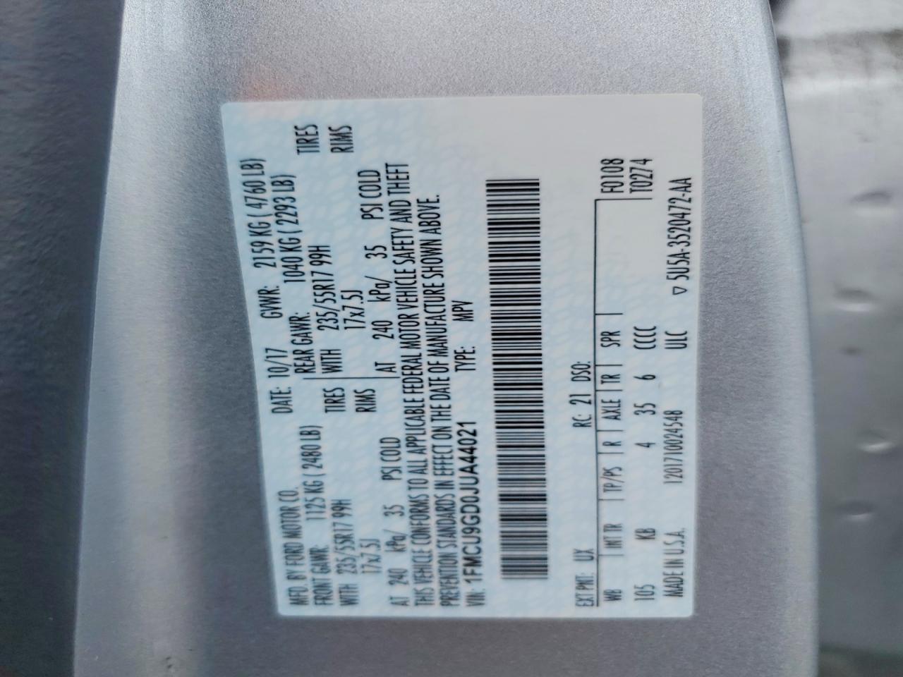 Ford Escape Se