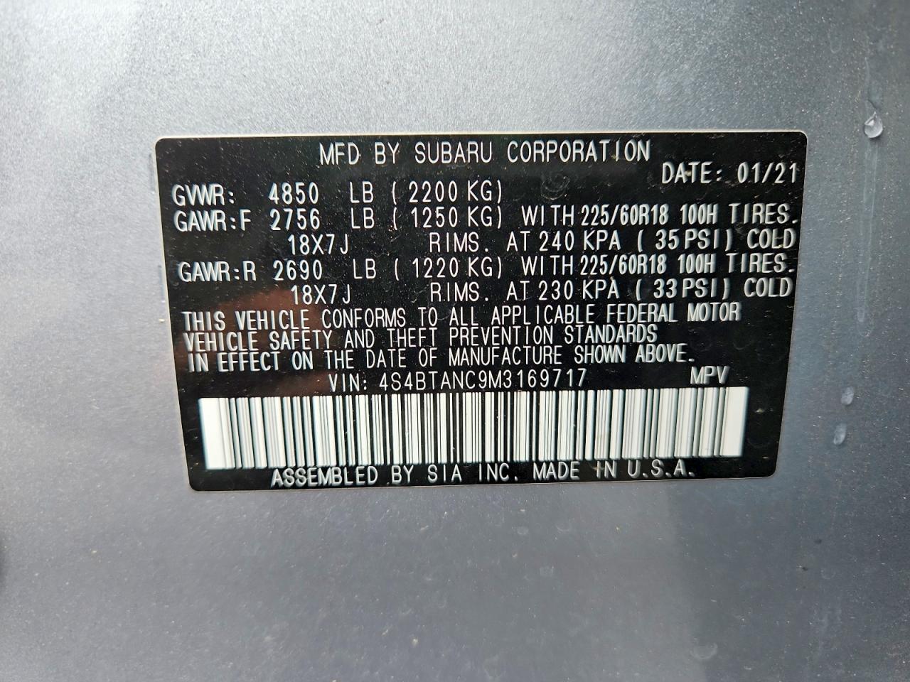 Subaru Outback Limited