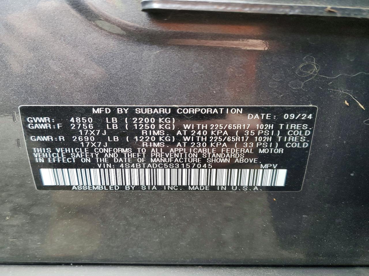 Subaru Outback Premium