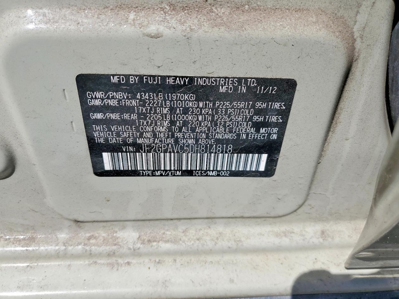 Subaru Xv 2.0 Premium